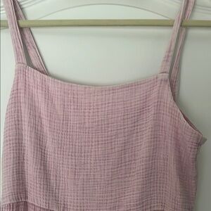 Z Supply Lavender Textured Midi Dress